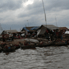 Рыбный рынок на реке Tonle Sap