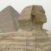 Сфинкс и пирамида Хеопса. Египет