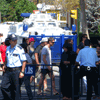 Стамбул. Оцепление полицией подходов к Голубой мечети